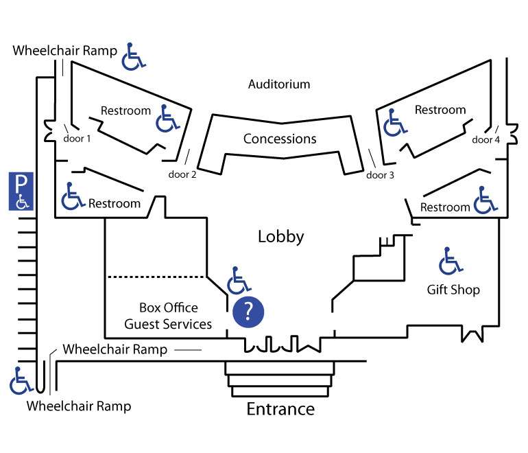 Alabama Theatre Interior Map